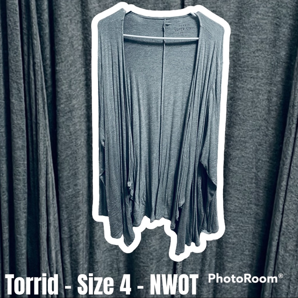 Torrid Drape Front Cardigan